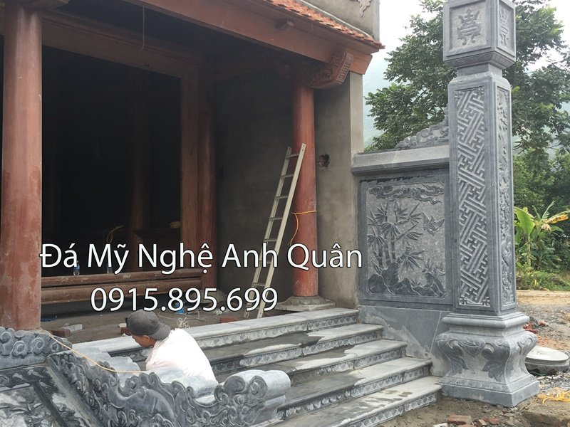 Bậc tam cấp đá đẹp của Đá mỹ nghệ cao cấp Anh Quân Ninh Vân, Ninh Bình