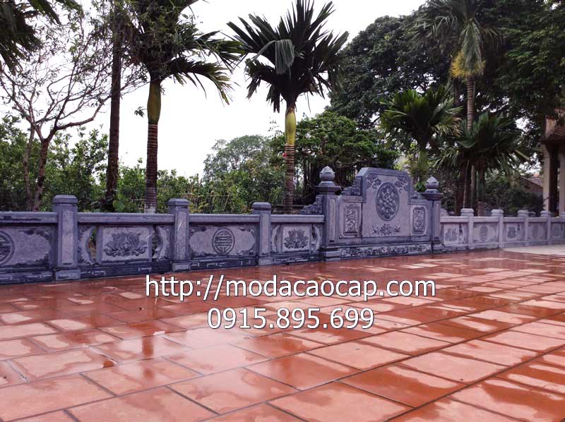 Mẫu Lan can Đá Đẹp của Nhà thờ gỗ 5 Gian