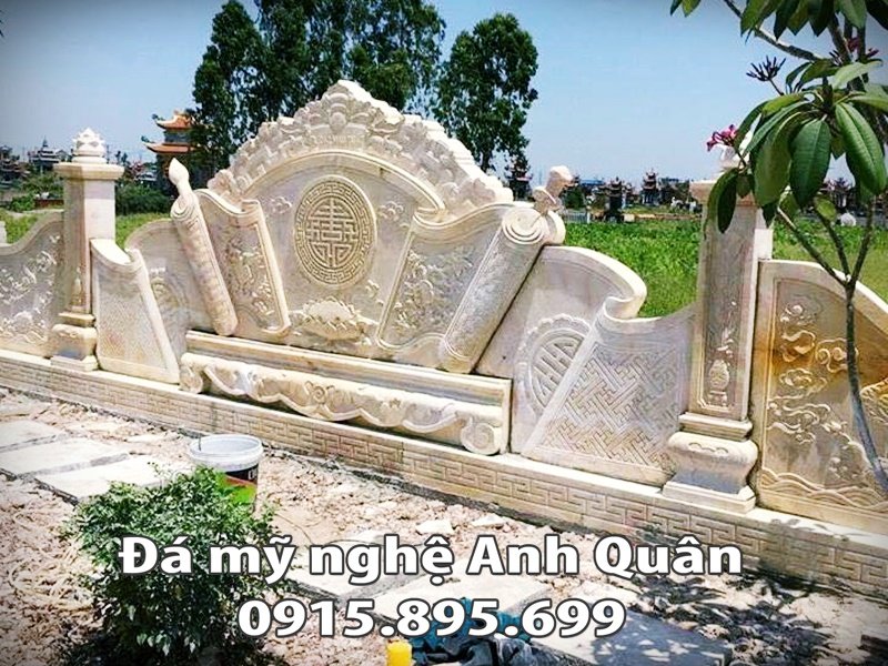 Cuốn thư đá Vàng, Đá mỹ nghệ Anh Quân