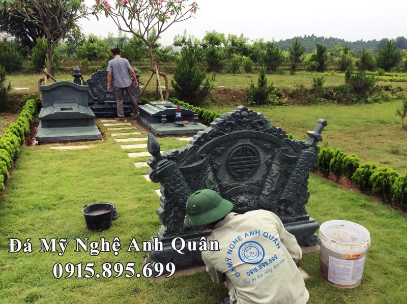 Mẫu cuốn thư đá xanh rêu