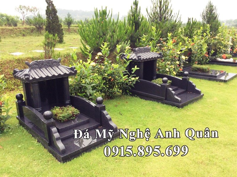 Mộ đá hoa cương có mái