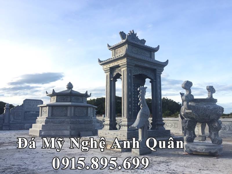 Khu lăng mộ ĐẸP - Lăng mộ đá Bát giác ĐẸP và Hoàn hảo tại Quảng Nam do Đá mỹ nghệ Anh Quân thực hiện
