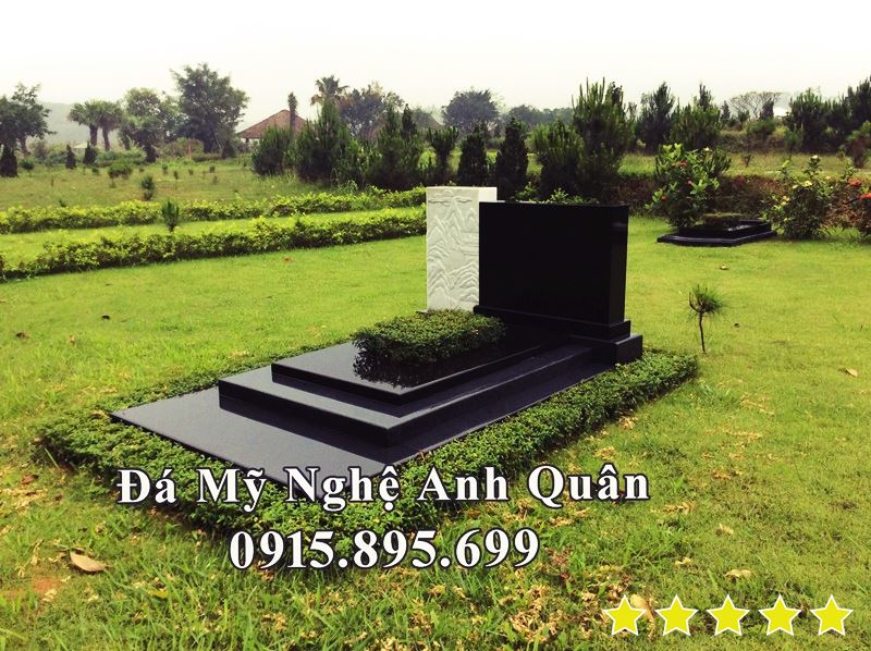 Nghệ Thuật Kiến Trúc Thời Lý - Lăng mộ đá ĐẸP Anh Quân 34 Mẫu Mộ đá Hoa Cương ĐEN cao cấp, Mẫu Mộ ĐẸP