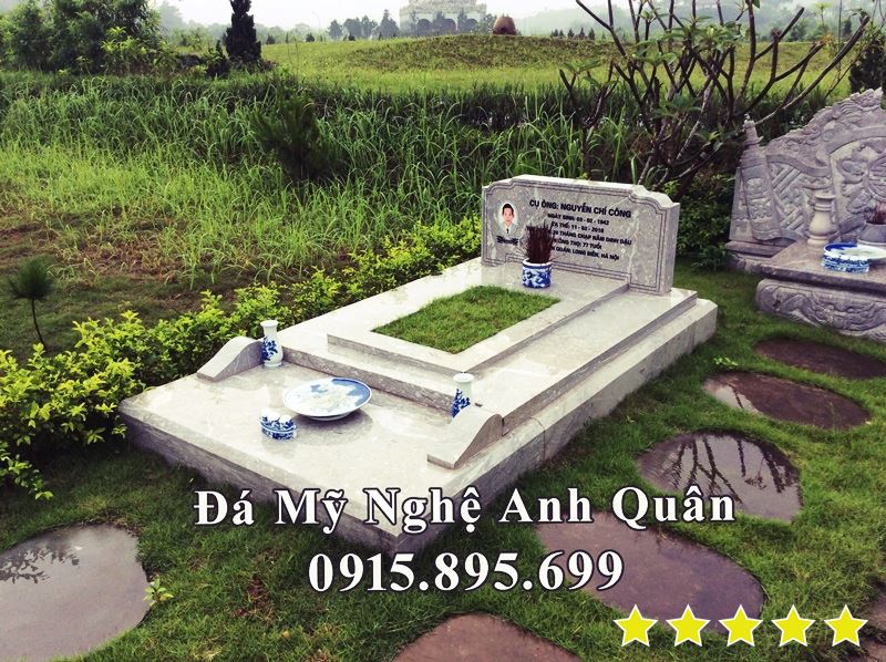 Nghệ Thuật Kiến Trúc Thời Lý - Lăng mộ đá ĐẸP Anh Quân 33 Mộ đá khối, Mẫu Mộ đá ĐẸP tại Hoa Viên nghĩa trang của Anh Quân