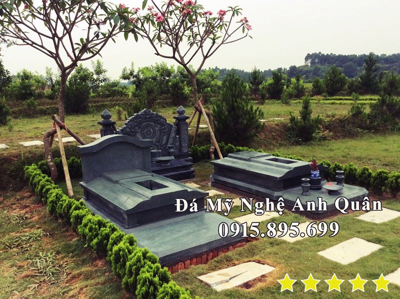 Nghệ Thuật Kiến Trúc Thời Lý - Lăng mộ đá ĐẸP Anh Quân 32 Mo da xanh reu khoi