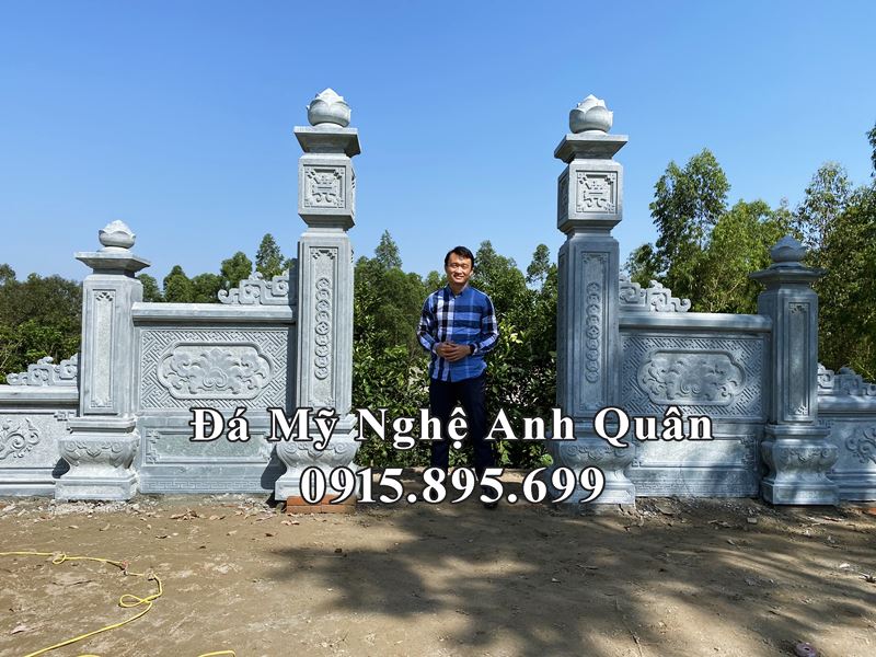 Mẫu Lăng Mộ Đá cao cấp của nghệ nhân trẻ Anh Quân thiết kế