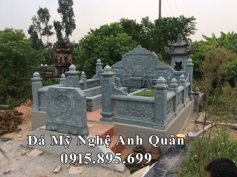 Tổng quan Khu Lăng Mộ Đá xanh rêu - Mẫu Lăng Mộ Đá An táng 1 lần tại Thái Bình