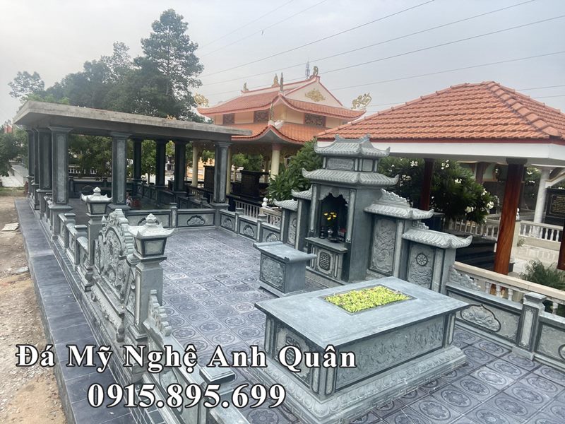 Khu Lăng Mộ Đá xanh rêu cao cấp nhất năm 2020 của nghệ nhân trẻ Anh Quân