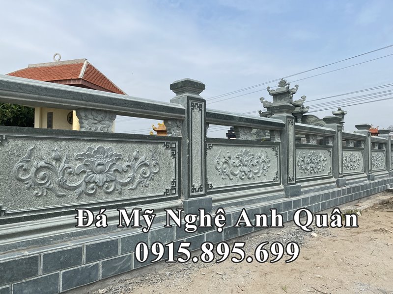 Chi tiet Hoa van Lan can da cua Lang mo tai Thai Binh