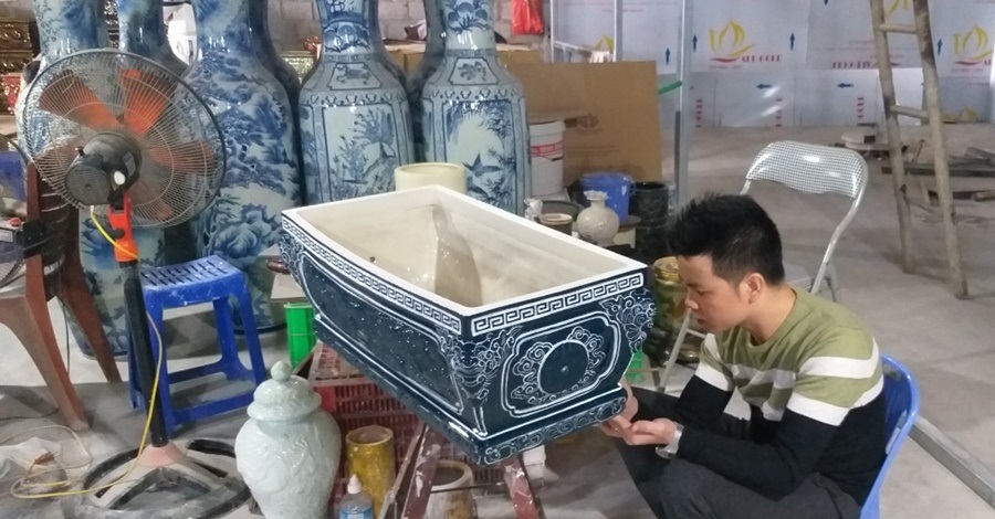 Chon tieu quach cho Mo da xanh nguyen khoi Anh Quan