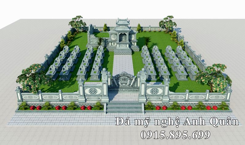 Phoi canh mat chieu dung khu Lang mo