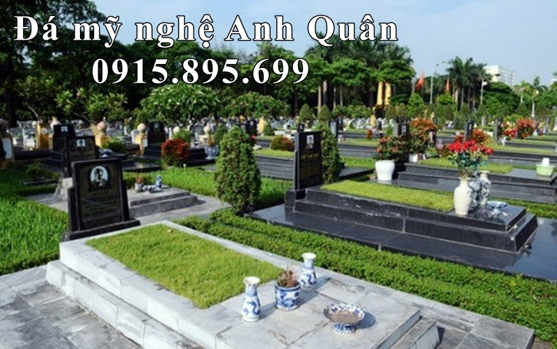 Những Mẫu Mộ đá trắng - Mộ đá tam cấp đẹp Ninh Bình 58 Xay mo da dep tai Ninh Binh