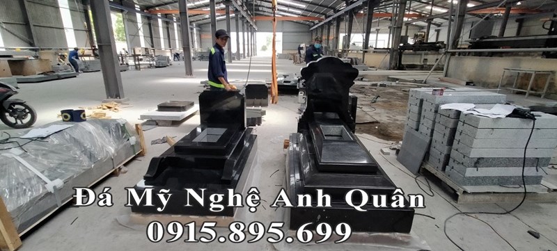 Mẫu Mộ đá granite đẹp nguyên khối 100%.