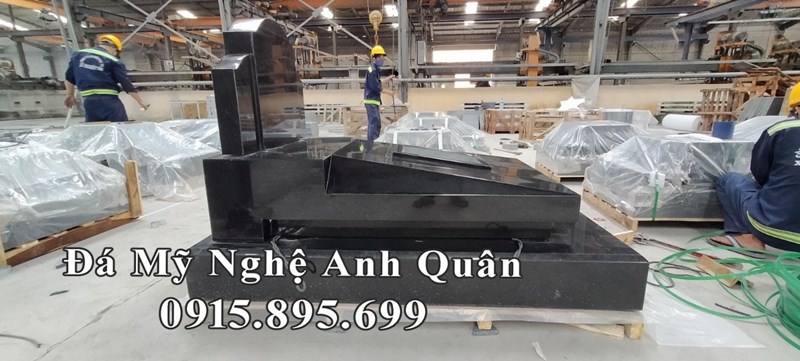 Ngôi Mộ đá hoa cương cao cấp Anh Quân Ninh Bình