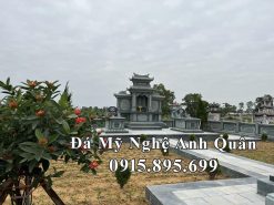 Khuôn viên Lăng mộ đá phong thủy tốt.