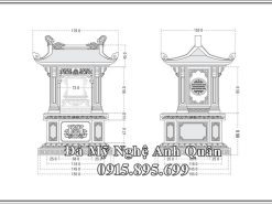 Ban ve thiet ke Lang tho da don - khong canh