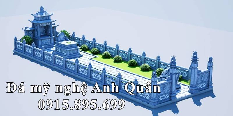 Thiet ke Lang mo da xanh dep - Da my nghe Ninh Binh