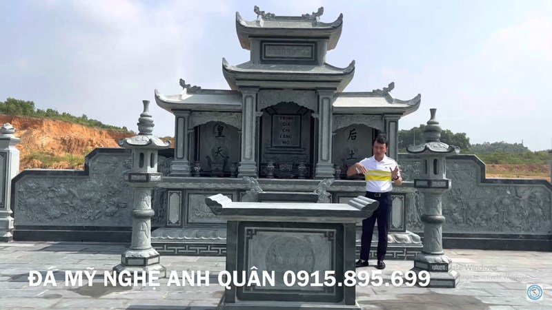 Lang tho da dep do Nghe nhan tre Anh Quan thiet ke