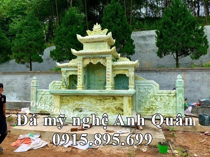 Lang tho da vang nguyen khoi dep cho khu Lang Mo gia toc