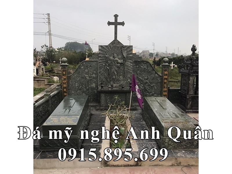 Mau Lang Mo da cong giao da xanh ket hop da hoa cuong