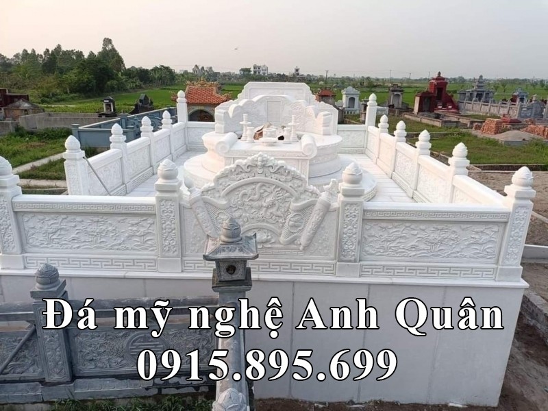 Xay dung Lang Mo da trang Mo da tron nguyen khoi