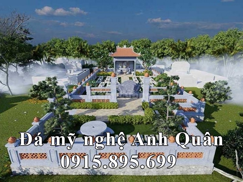 Xay dung Lang Mo tai Hoa vien nghia trang dep