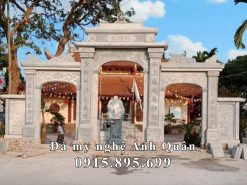 Cong da tam quan hai mai dep co kinh cho Bao dien