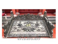 Chiếu đá Nhà thờ họ - Chiếu đá Từ đường Ngũ Phúc Lâm môn