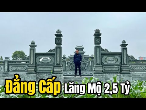 cong trinh lang mo da xanh reu dep tai ha nam