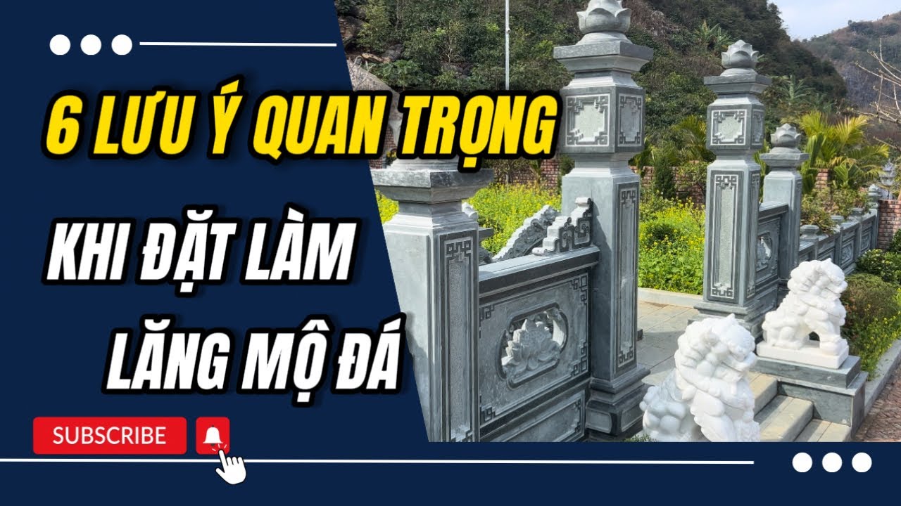 6 yeu to quan trong khi lam lang mo da