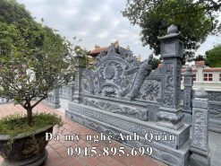 Bình Phong Đá Nhà thờ tổ - Từ đường