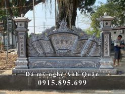 Mẫu Bình Phong đá đẹp Đền Thờ