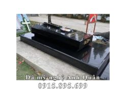 Mẫu Mộ Granite Công giáo 2 cấp - Chôn 1 lần