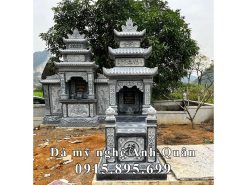 Mẫu Mộ đá ba mái đẹp điển hình hiện nay