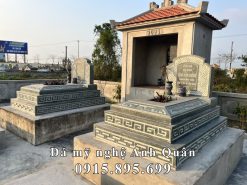 Mẫu Mộ đá đơn đẹp 89x147cm