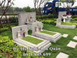 Mẫu Mộ đá hoa cương đẹp Anh Quân Ninh Bình