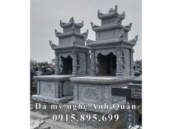 Mẫu mộ đá ba mái đẹp tại Làng đá Ninh Bình