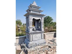 Mộ Đá Đơn 3 mái đẹp - Lăng đá đơn 3 mái