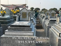 Mộ đá 3 cấp - Mộ đá xanh Thanh Hóa