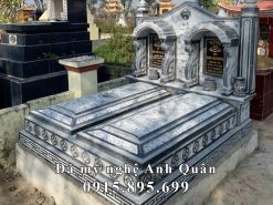 Mộ đôi 1 mái đẹp tại Ninh Bình