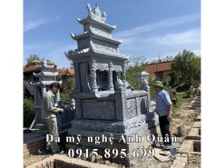 Xây Mộ đá ba mái cho Ông Bà
