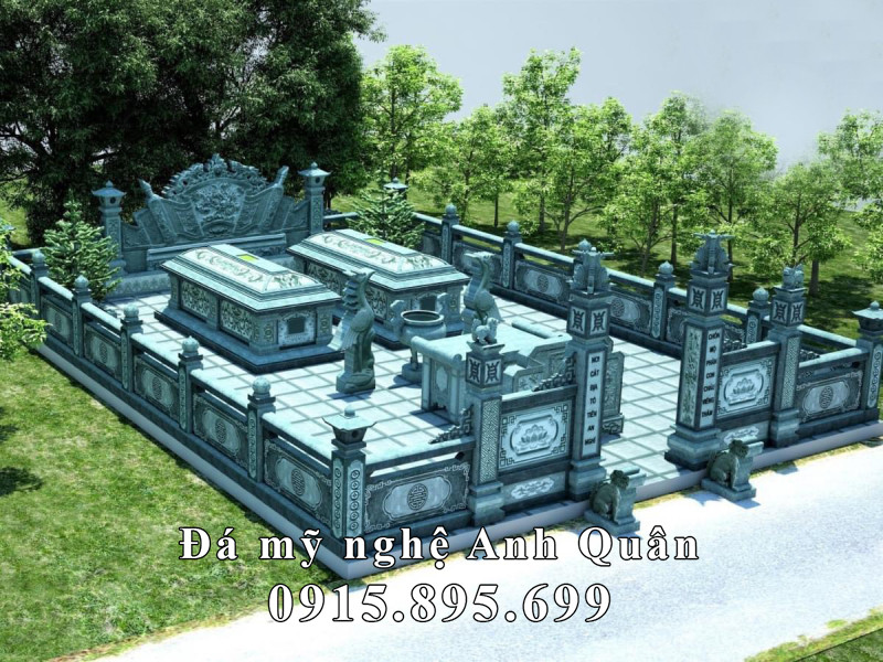 Thiết kế khu lăng mộ đẹp, chuẩn phong thủy, tỉ lệ cân đối, hài hòa. Thiết kế khu lăng mộ đẹp, chuẩn phong thủy, tỉ lệ cân đối, hài hòa.