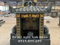 Xây Mộ đá granite đẹp, cổ kính tại Hà Nội 13 Lau tho da granite dep