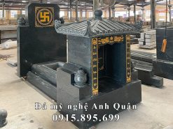 Xây Mộ đá granite đẹp, cổ kính tại Hà Nội 11 Xay mo da granite tai Ha Noi