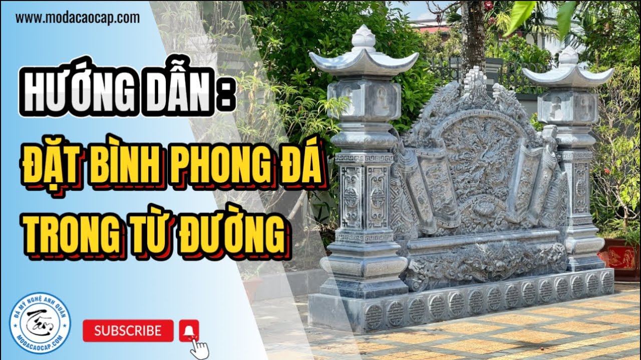 binh phong da huong dan lam hang muc binh phong cuon thu trong nha tho ho tu duong