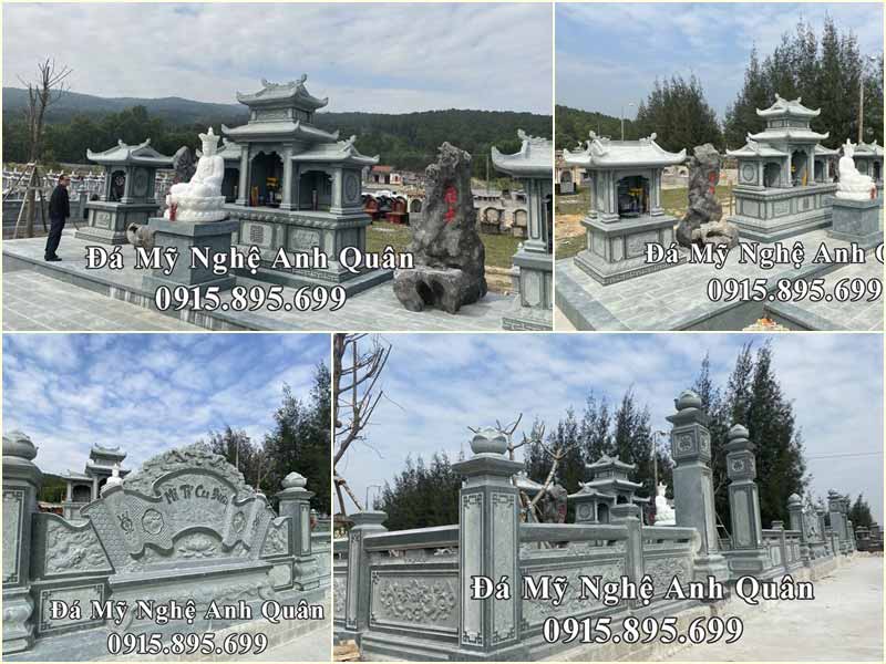Khu Lăng mộ tại Tĩnh Gia Thanh Hóa, công trình khẳng định Thương hiệu của Đá mỹ nghệ Anh Quân.