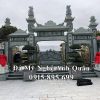 Cổng đá Lăng Mộ đẹp, cao cấp cho gia tộc tại Quảng Ninh.