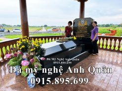 Mẫu Mộ đá Granite Nhập khẩu Ấn Độ cao cấp, trang trọng.