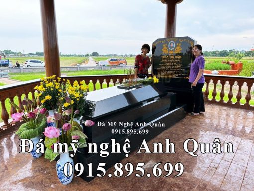 Mẫu Mộ đá Granite Nhập khẩu Ấn Độ cao cấp, trang trọng.