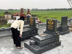 Xây Lăng Mộ đá granite đẹp tri ân đấng sinh thành